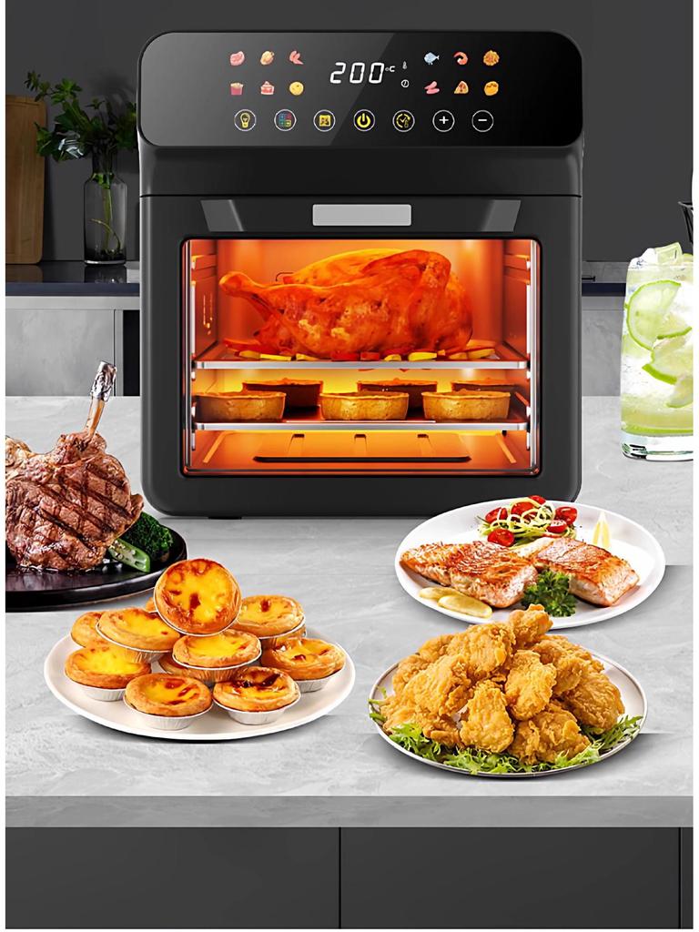 Smart Multi-Function Air Fryer & Oven: Large Capacity, Fully Automatic