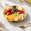 Stainless Steel Pizza Plate Food Safe Dinnerware for Everyday Dining, Catering