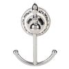 Silver Coat Hook Stainless Steel Ceramic Zinc Alloy Robe Hook Wall Hook  Entryway Bathroom Bedroom