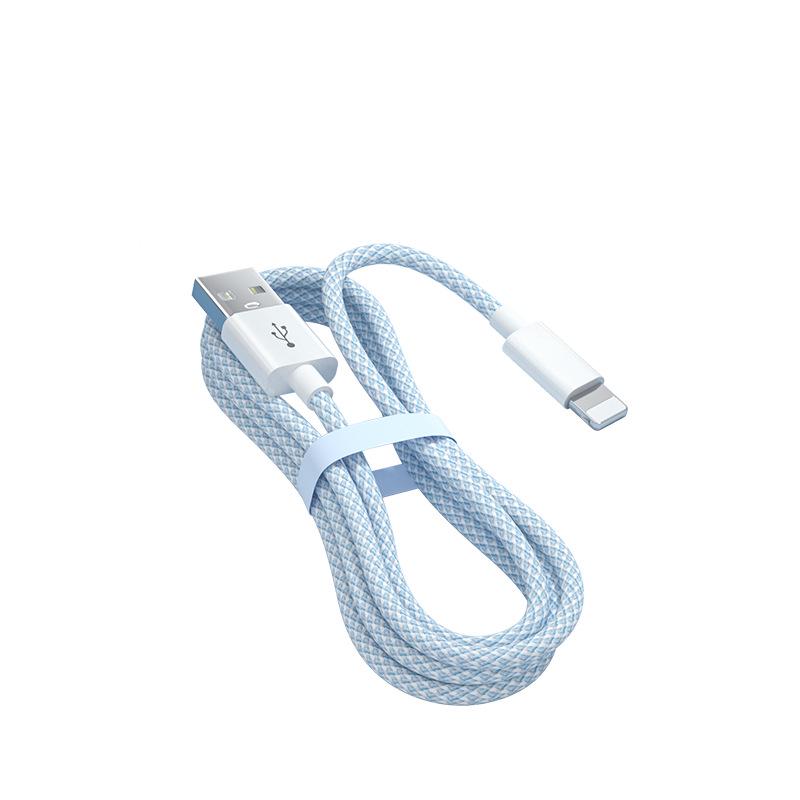 Macaron Color 6A PD20W Fast Charging Cable for Apple & Android Devices