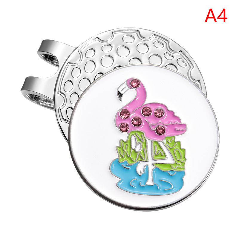 Golf Ball Markers With Hat Clips For Men Women Enamel Magnetic Baseball Cap Clips Golfer Removable Attaches Easily To Golf Cap