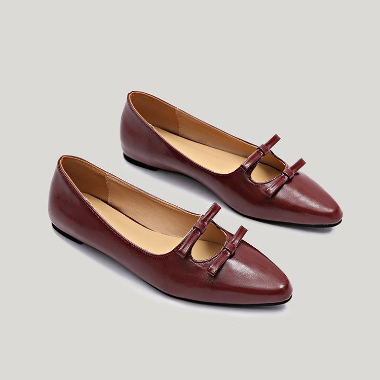 

Женская обувь на плоской подошве, удобные лоферы с острым носком, легкие модные кроссовки на весну и осень, повседневная обувь для женщин 42 вино красного