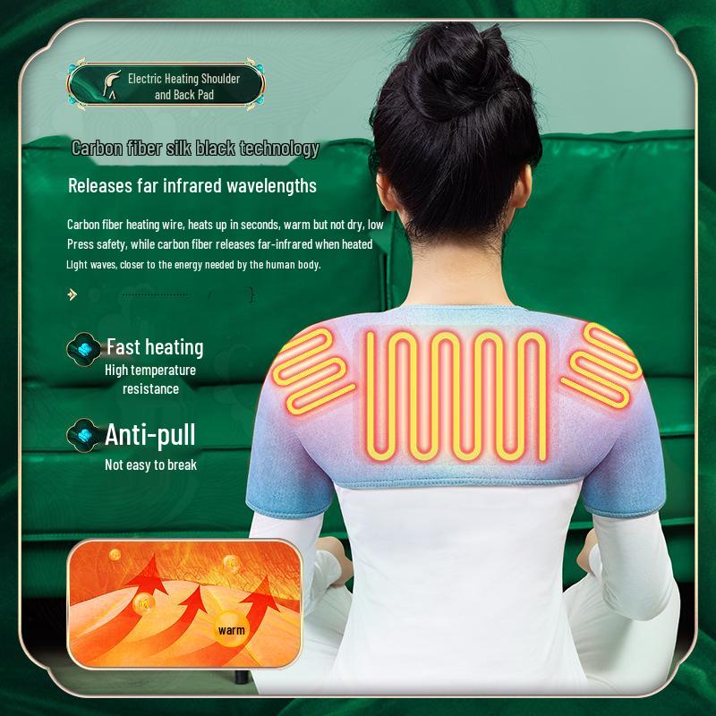 Heated Massage Shoulder and Neck Camisole for Men & Women - Warm Compress Therapy for Cold Protection