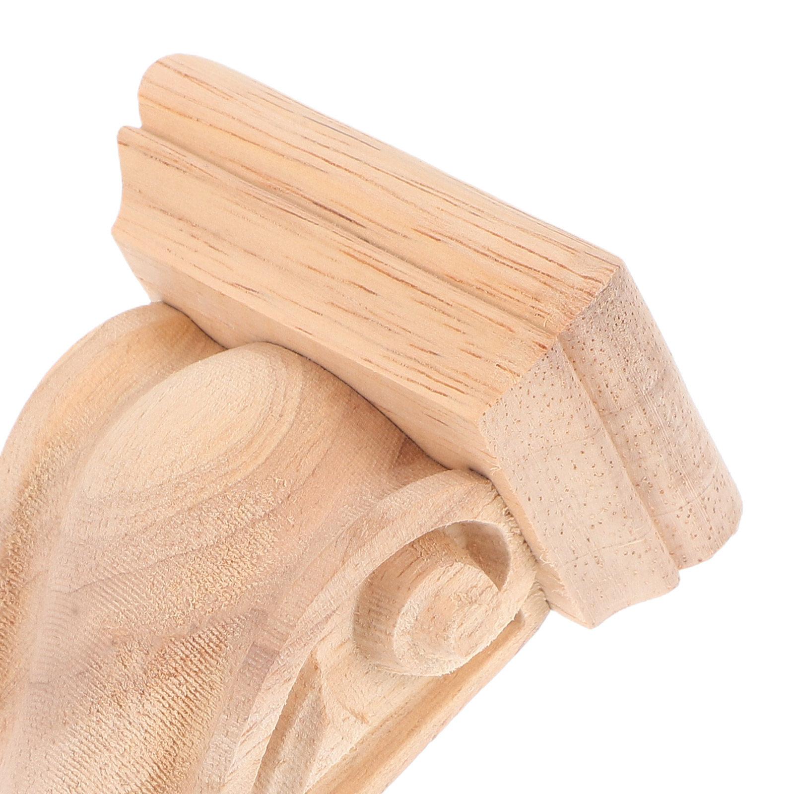 

Roman Column Wood Corbels Solid Wood Vintage Decorative Shelf Bracket Wall Corner Trim for Fireplace Mantel Beam Support Home other