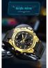 Sanda Teen's Waterproof Dual Display Sports Watch with Luminous Alarm