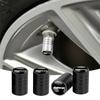 cxjvah1 4Pcs Car Wheel Tire Stem Air Valve Cap Accessories For Mitsubishi 9 Ralliart X EX ASX L200 Colt Outlander Pajero Lancer Eclipse