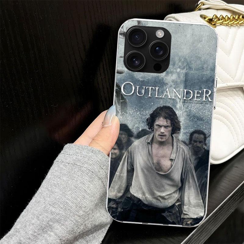 Outlander TV Case for iPhone 13 12 Mini 11 Pro Max Soft Phone Cover X XS XR 7 SE 8 Plus 6 6S 5 5S Silicone Black Capa