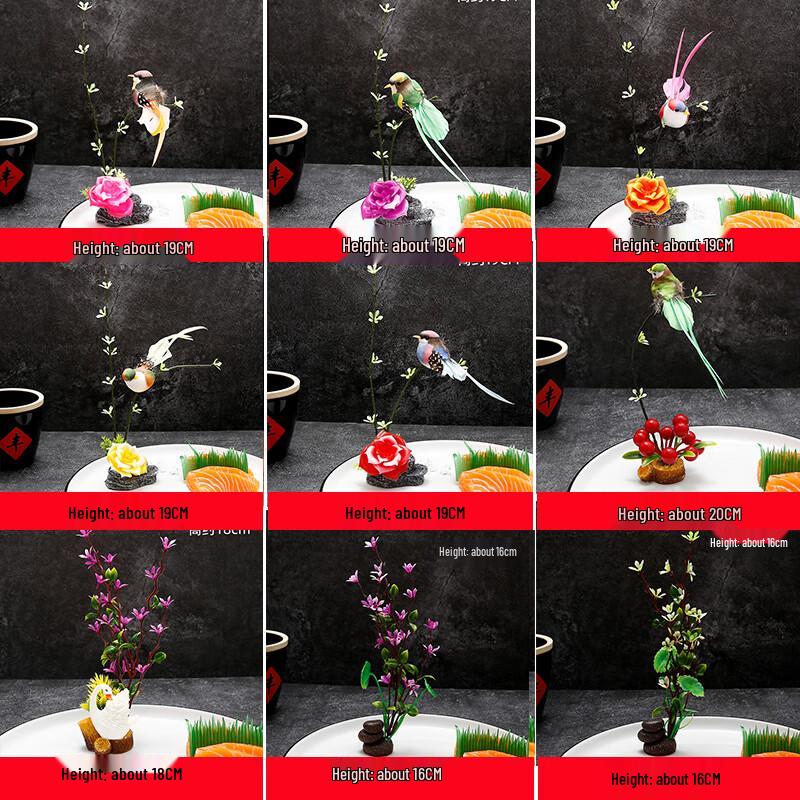 Japanese Style Food Plating Decoration