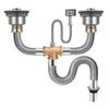 Stainless Steel Anti-Leak Drainage Kit Easy Install Deodorant Filter  Replacement Parts