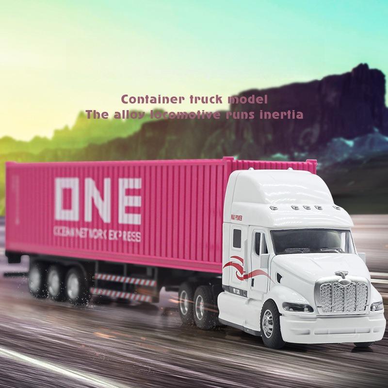 1/48 Big Size Container Truck Removable Windup Toy Children Gift
