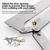 180 Degree Folding Door Wardrobe Door Flat Folding Door Without Lower Track Wooden Door Space Saving 304 Stainless Steel Folding