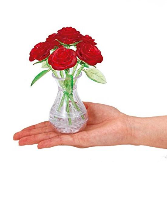 Crystal Puzzle 6 Rose Red 47-Piece