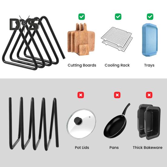 Kesme Tahtası Rafı Çok Fonksiyonlu Mutfak Saklama Düzenleyici Stand Üçgen Tasarım Kolay Erişim Kesme Tahtası Tutucu