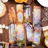 Yanji Retro Scenery PET Bookmark: Lost Dreamland Series - 8 Sheets, 4 Styles for DIY Journals and Decorations