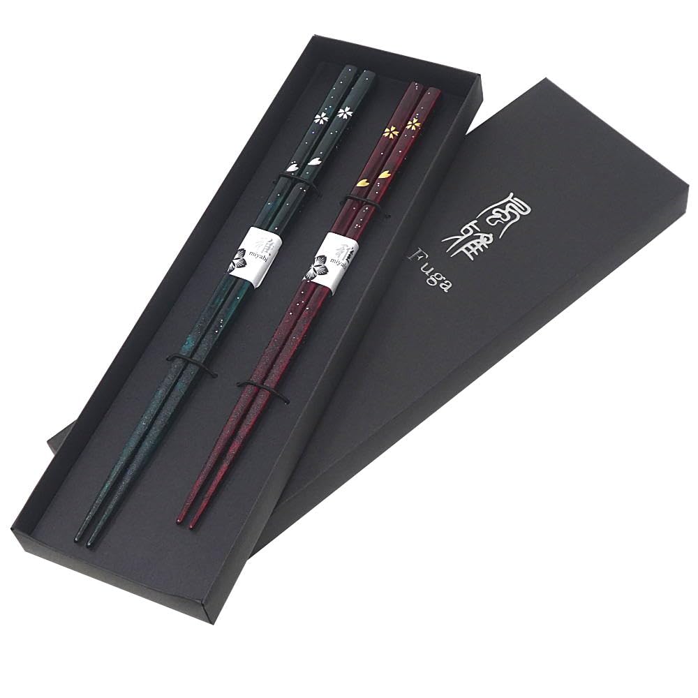 

Cherry Blossom Chopsticks for Cherry Blossom Single Petal Gift Boxed in Dishwasher Wakasa Made in Wedding Celebration Heart-throbbing Couples, Design,