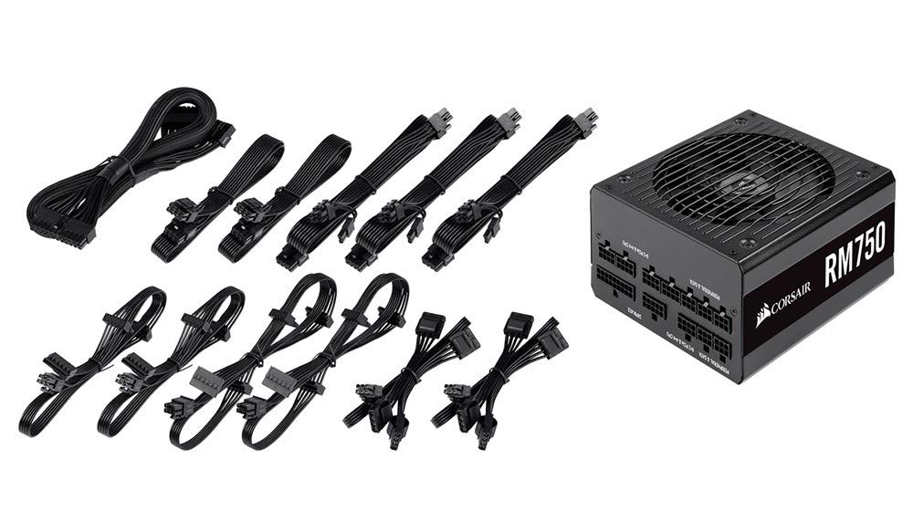 Corsair 750W PC Power Supply Unit 80PLUS GOLD PS862 RM750-2019- CP-9020195-JP