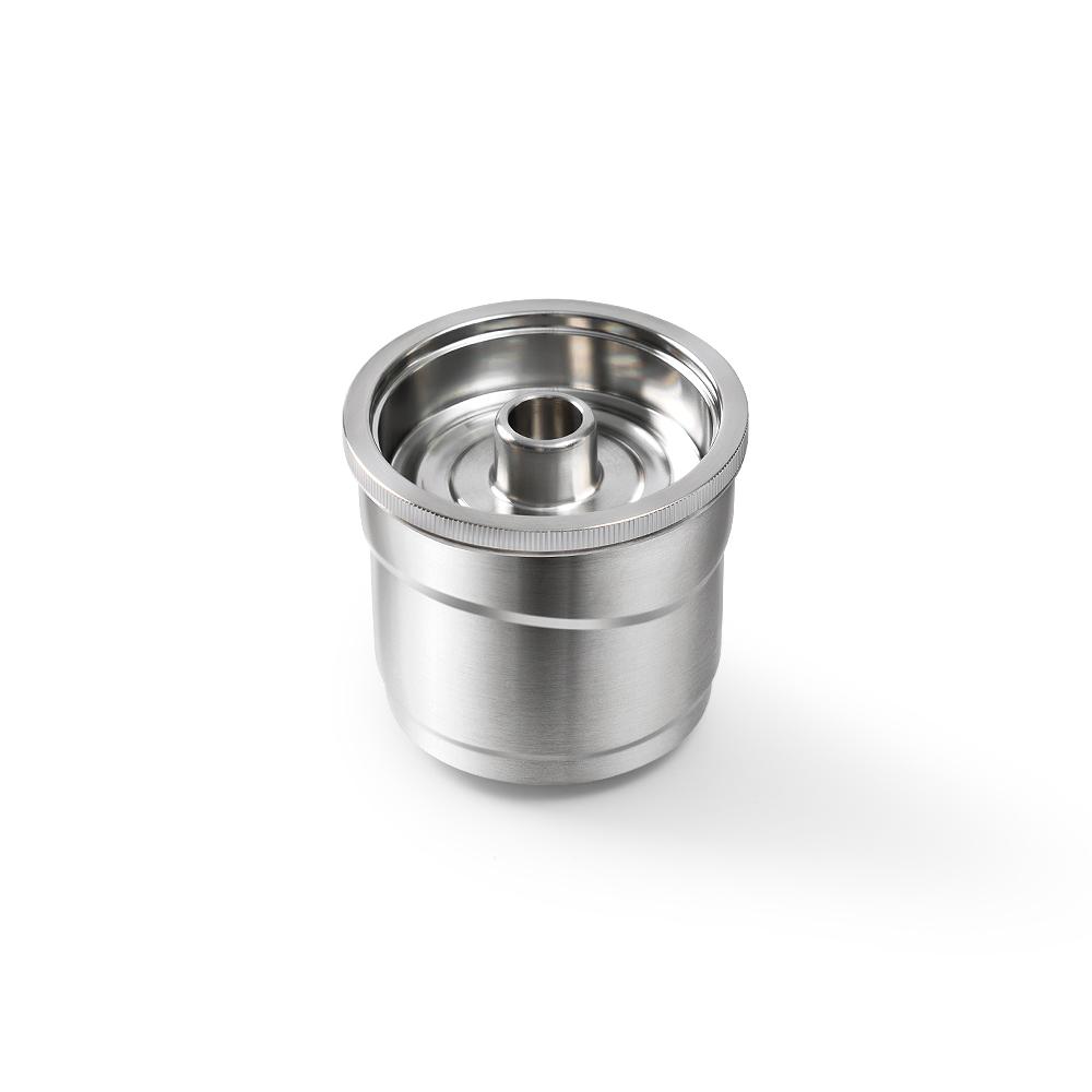 

Многоразовый фильтр для кофейной капсулы для кофемашин X7 illy Y3 illy Y5, многоразовая кофейная капсула из нержавеющей стали с темпером и держателем