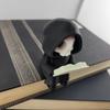 Cartoon Gothic Decoration Creative Reading Pose Ghost Statues  Bedroom Decor