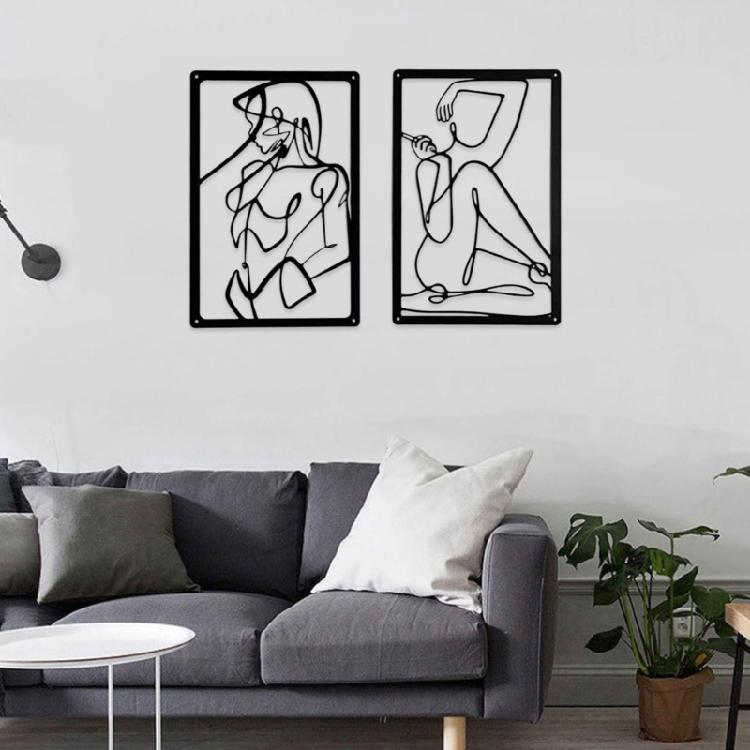 Metal Wall Hangings Pendants Create Stylishs Atmospheres for Bedroom Decors