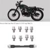 ABLZ-Motorcycle Handle Spoke Wrench 93Mm/3.7In CNC Spanner Set 5.0-6.8 Length For Most Motorbike Tire Repair Wrench