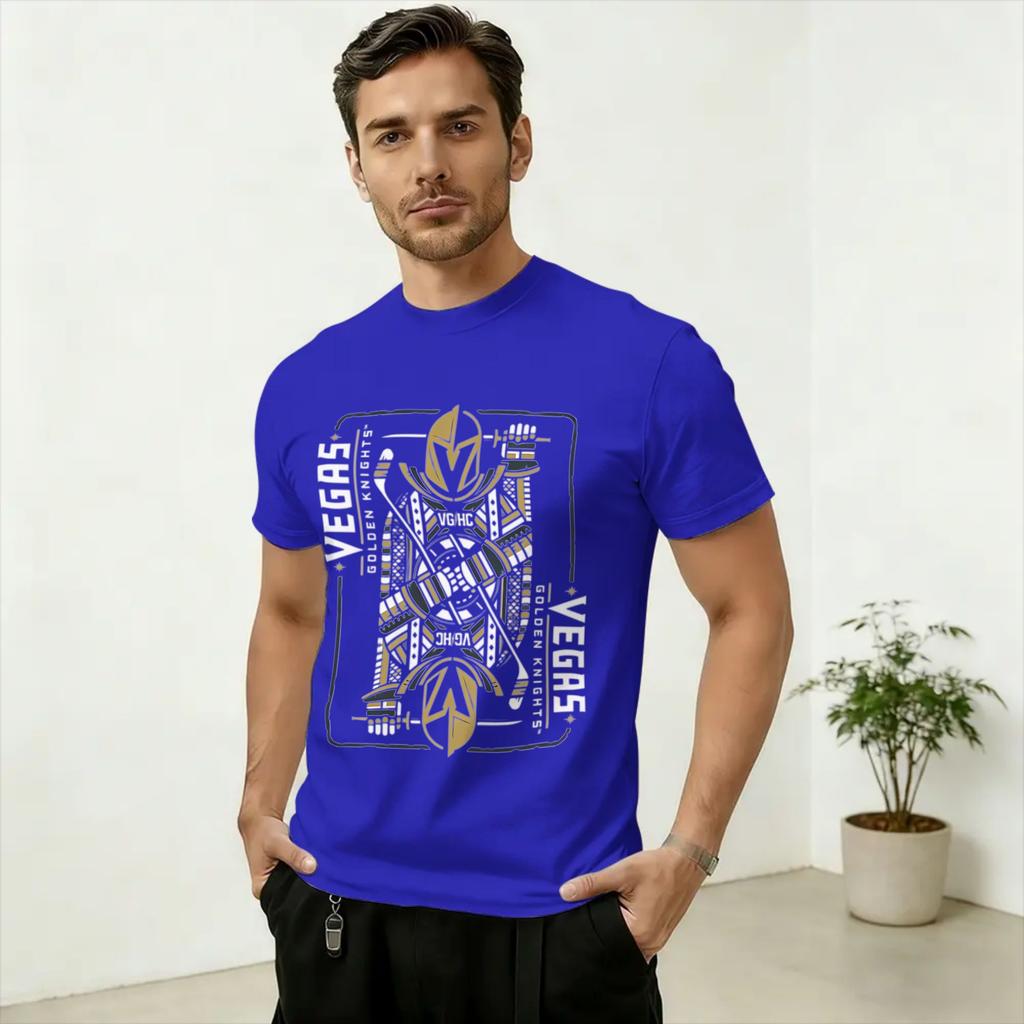 LOS VGK Cotton T Shirt For Unisexs Summer Vintage T Shirts O Neck Novelty Tees Oversized Cheap Clothes