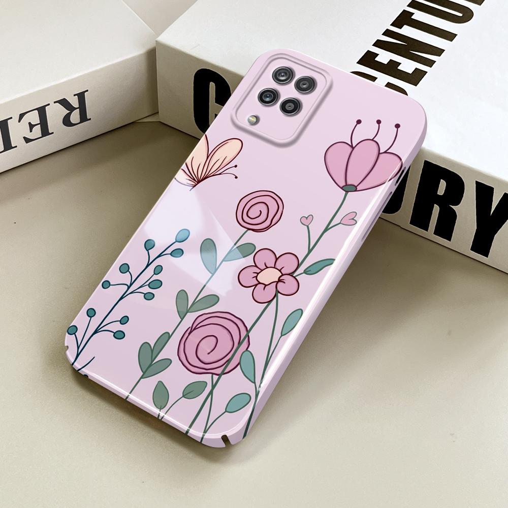 Husă de telefon cu film all-inclusive, design de modă desen animat, carcasă dură cu acoperire completă, husă cu protecție pentru cameră pentru Samsung Xiaomi Poco Redmi Infinix Tecno