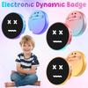 New Electronic Dynamic Badge Anime Merchandise Digital Display Badge For Game Peripherals Excellent Birthday Gifts For Otaku