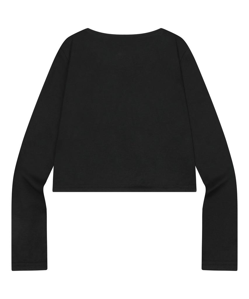 Mucent [Summer] Libeo Button Crop Slim Cardigan (3 Colors)