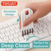1pc Keyboard Cleaning Brush Flexible Cup Lid Brush Groove and Gap Brush