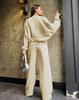 Women's Fashion Casual Color Matching Pullover Long Sleeve Sports Suit