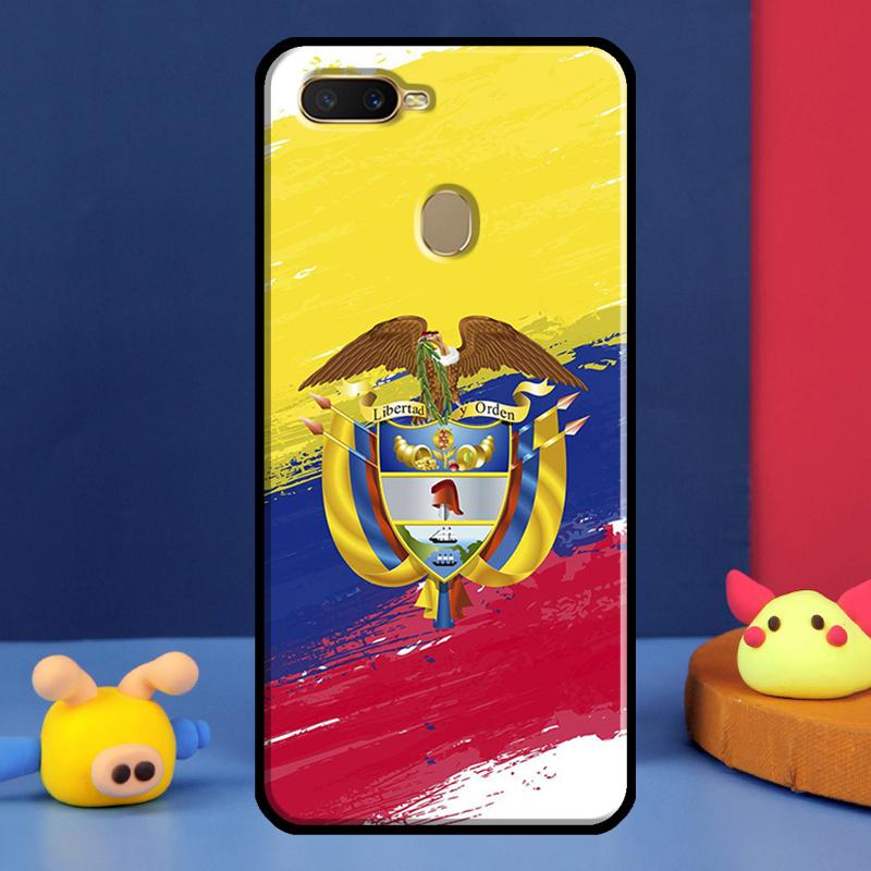 Colombia Flag Case For Oppo A96 A76 A16 A74 A94 A54 S A57 A77 A58 A78 A98 A5 A9 A91 A15 A17 A52 A72 Cover