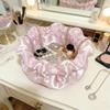 Petal-Shaped Bow Decorative Boxes 3D Printed Satin Finish Desktop Organizers Cute Sweet Desktop Storage for Jewelry & Stationery
