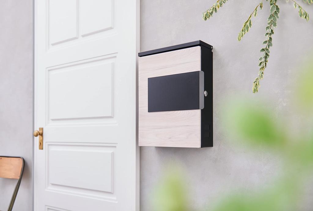 Kabapost Letter Pack Mailbox, Wall-Mounted, Large, Lockable, Compatible, Heavy-Duty