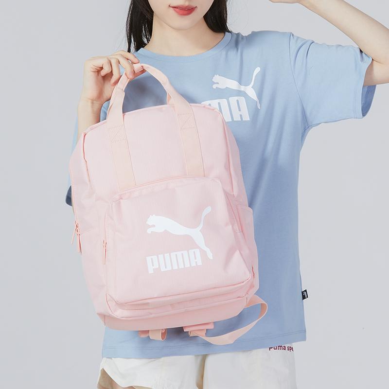 PUMA Fabric Laptop Bag Backpack Regular Unisex Pink 079643-02