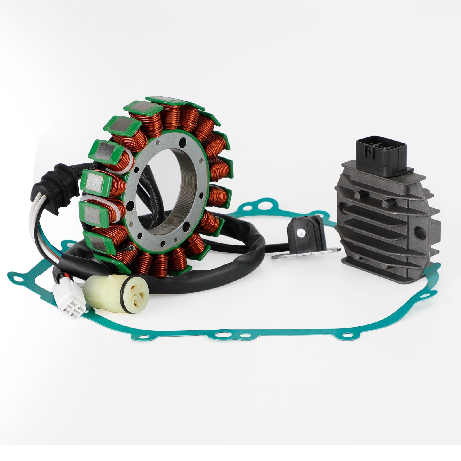 

Magneto Stator + Voltage Rectifier + Gasket For Yamaha YFM350 Bruin 350 2004-2014 зелений