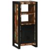 Bathroom Furniture Set with Shelf 4 pcs Multicolored Solid Reclaimed Wood