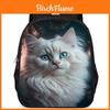 Adorable Cat 15-inch Large Capacity School Backpack Lightweight Oxford Fabric