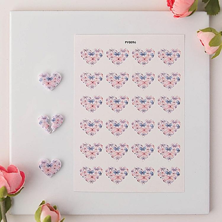 Heart Butterfly Clay Transfer Paper for Jewelry Making