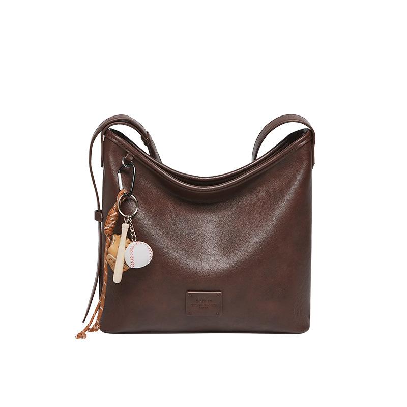 2025 Autumn Winter Fashion New Tote Bag Simple Niche High-end Feel Shoulder Bag Women Large Capacity Commuter Crossbody Bag