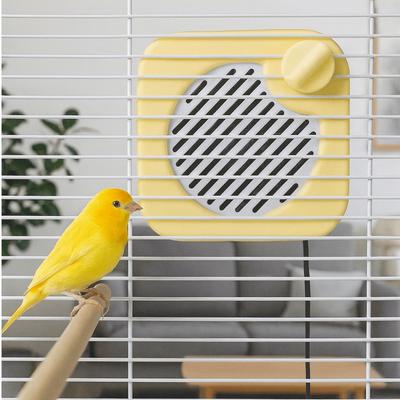 Soprador de Ar Quente para Papagaio Anti-Escaldante Termostático Automático Aquecedor para Papagaio Metal à Prova de Mordidas Seguro Aquecimento Dispositivo de Aquecimento para Aves
