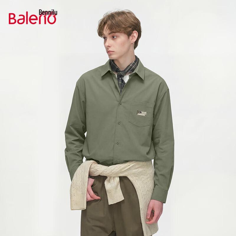 

Baleno Men s Casual Long-Sleeve Breathable Shirt 3XL