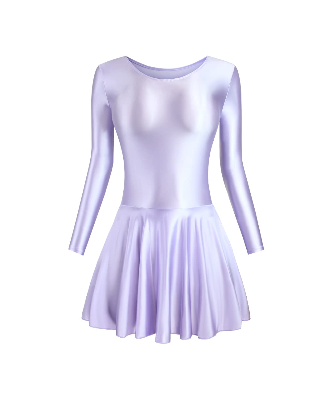 MJINM Ballet Dance Super Shiny Ballroom Dance Stage Very Lace Bold Tentating Sexy Dress, Gonna, Body da donna, Costume, Danza, Elasticizzato, Ultra-Sottile