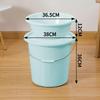 ZISIZ Large Household Plastic Bucket with Lid