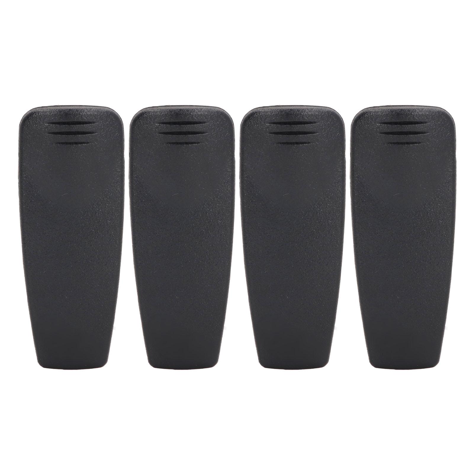 

4 шт. Двусторонняя рация Клипса для ремня АБС Портативная радиостанция Батарейная клипса для ремня Замена для Harris для