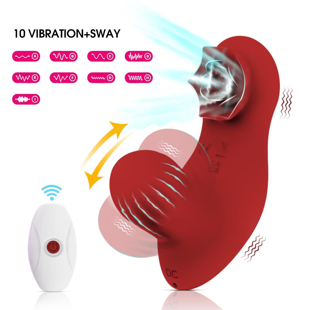 Wearable Swing Vibrator for Women Nipple Clitoris Stimulator Wireless Control G Spot Female Masturbator Sex Toys Adult Games