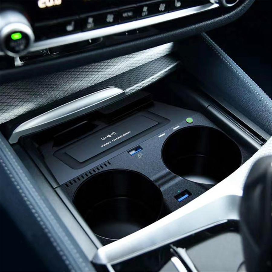Center Console For Wireless Charger Phone Holder For BMW 5/6 Series 2017-2019