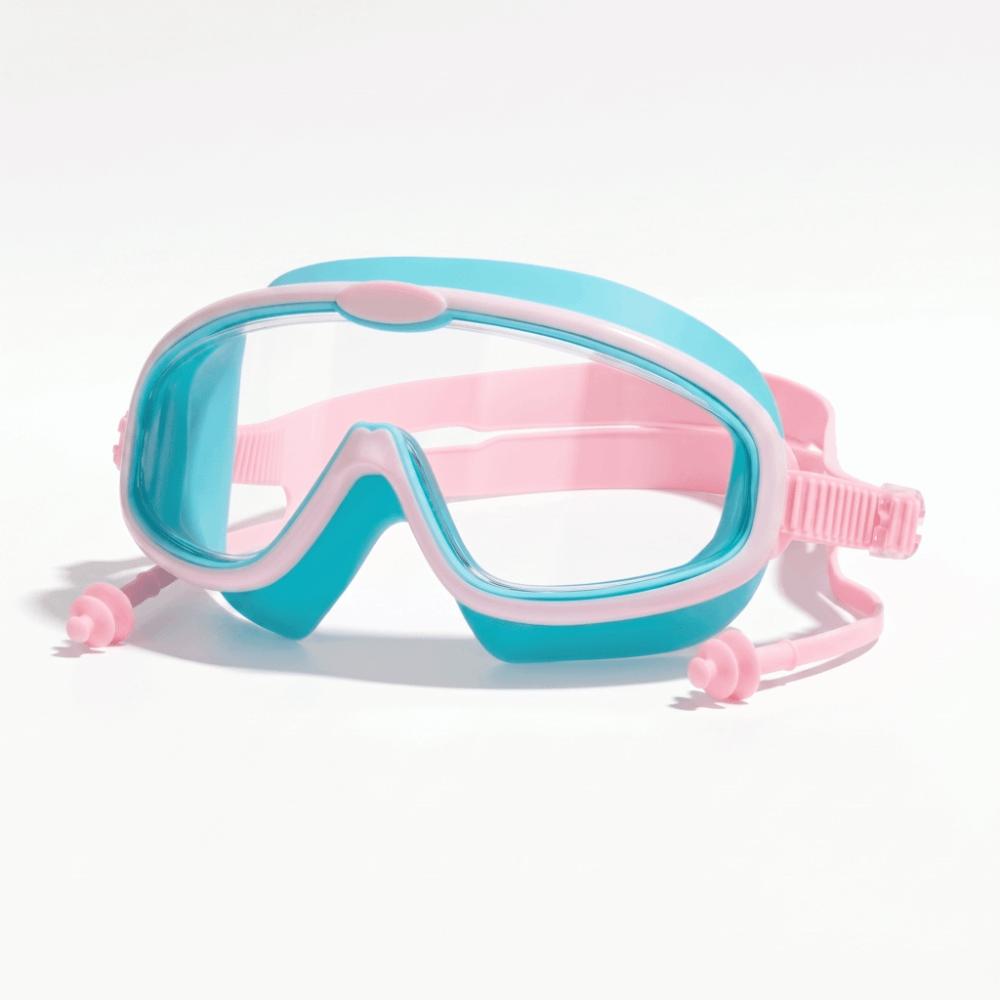 Wide View Swimming Goggles HD View Large Frame Swim Goggles Big Frame Swim Goggles  Diving