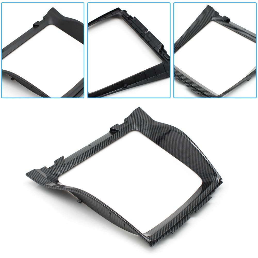 Car Front Center Console Panel Bezel Water Cup Holder Decorative Trim Cover For BMW X5 X6 E70 E71 E72 51166956756 51169129401
