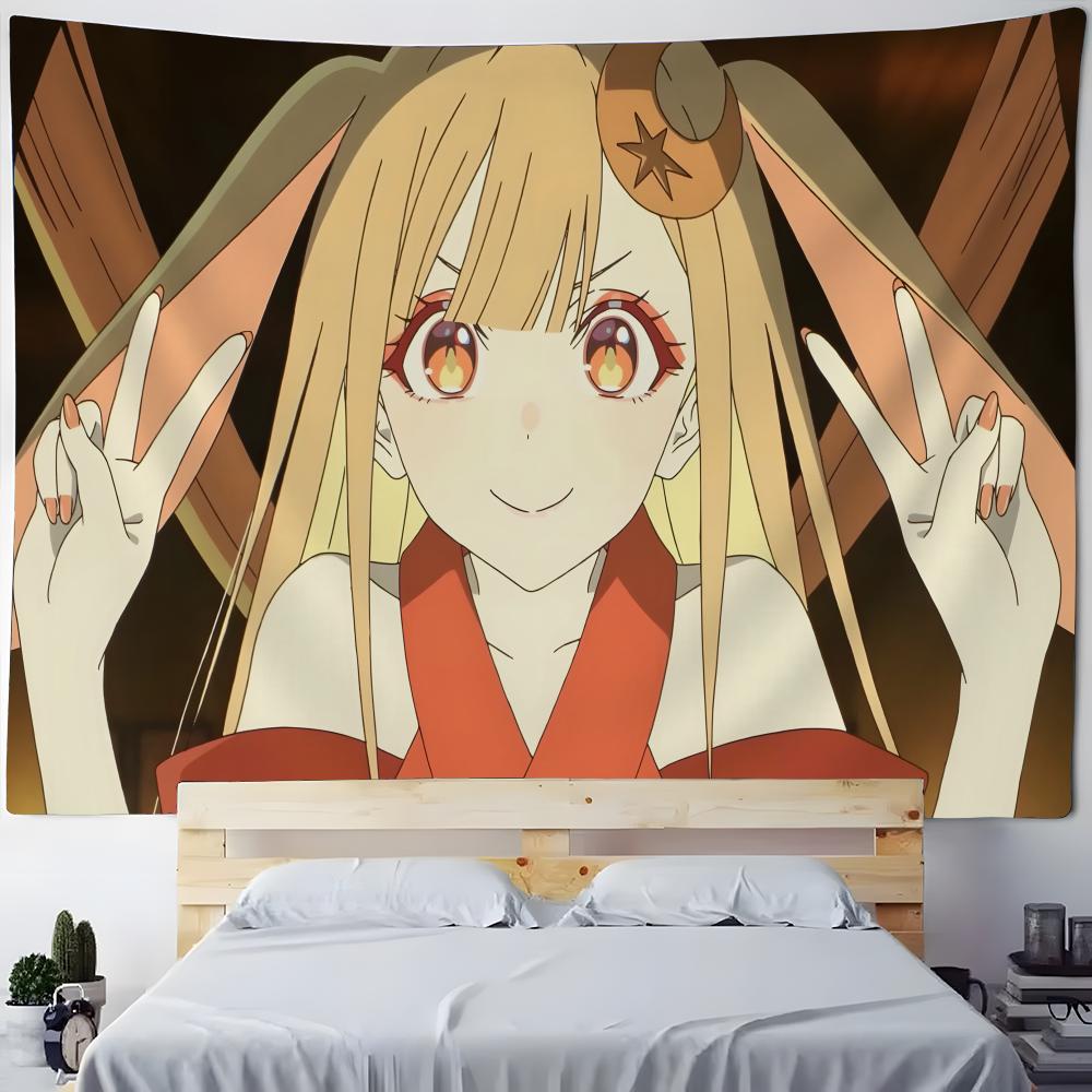 Tapestry Anime Tapestry Wall Hanging Bohemian Wall Tapestries Mandala Home Decor Accessories C-Chou Kaguya Hime!