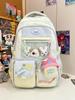 Schoolbag Japanese Ins New High-value Fresh and Sweet Dopamine Backpack Junior High School Students Lightweight Large-capacity Backpack